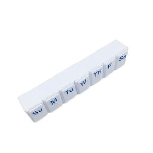 กล่องยาแบบกำหนดเอง 7 วัน พร้อมช่องขนาดใหญ่พิเศษ ทำจากพลาสติก พกพาสะดวก - Product Image 2