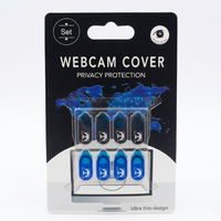 Cache-objectif ultra-fin coulissant pour la protection de la confidentialité des appareils photo, compatible avec les ordinateurs portables, ordinateurs de bureau et téléphones mobiles