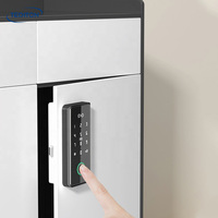 Nouvelle serrure de casier intelligente antivol ZW179 en alliage de zinc, serrure électronique RFID à empreinte digitale pour armoire/tiroir avec clavier à code
