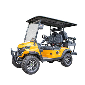 Carrito de golf eléctrico HighTop de 4 plazas con techo y parabrisas para campos de golf y turismo - Product Image 5