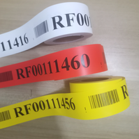 Textile de rouleau d'étiquette de taffetas en nylon de vêtement vierge de haute qualité de 30mm * 200m