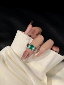 Xinfly Jewelry Ready to Ship Low MOQ Whole Sale Price 9k Gold Lab Emerald <b>Ring</b> Wedding Engagement for Men - Product Image 3