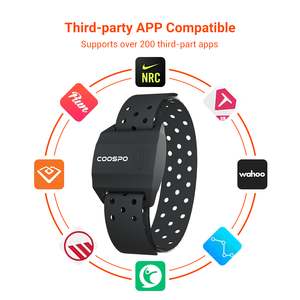 COOSPO Correa de Muñeca Doble Recargable con Sensor de Ritmo Cardíaco Deportivo ANT+ BLE, Accesorio de Ciclismo para Monitoreo de Tiempo - Product Image 4