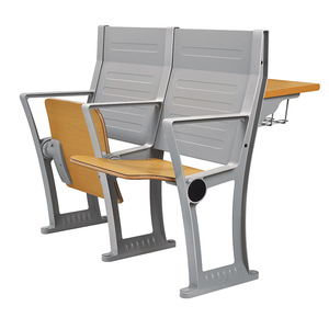 Escritorios y sillas de aluminio Mingzhong para aulas con pasamanos para entrenamiento escolar, tamaño personalizable, modelo LH-900-2 - Product Image 3