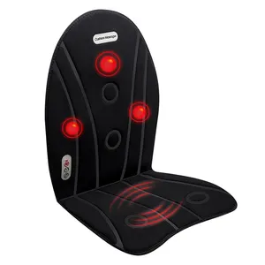 Portable Massager Chair Electric Heated Vibrating Seat Back Neck For Car Home Office Cushion Mattress Pain Relief