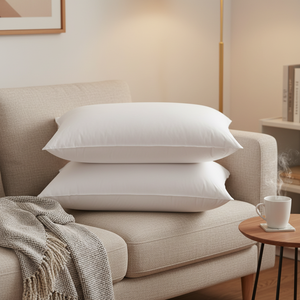 Coussin de luxe finition mate, garnissage 200TC 100% polyester, ferme et soutien optimal, personnalisable, anti-acariens, entretien facile - Product Image 1