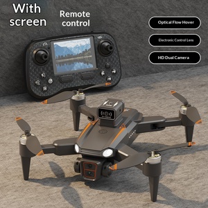 Quadricoptère sans balais avec écran d'affichage, évitement d'obstacles, photographie aérienne HD, longue autonomie, avion RC pliable - Product Image 2