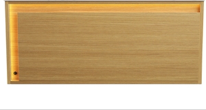 Armoire murale <span class=keywords><strong>NYAH</strong></span> 36'' avec tiroir, SANS comptoir ni lavabo, SANS robinet ni drain, couleur grain de bois clair - Product Image 3