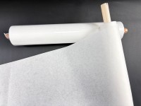 Rouleau de papier non tissé pour essuie-stencil SMT, haute résistance à la déchirure, consommable d'essuyage pour salle blanche, blanc, personnalisable pour stencil automatique