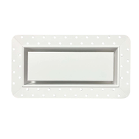 Grille de ventilation décorative en acier galvanisé au design moderne pour plafond, pour système de climatisation
