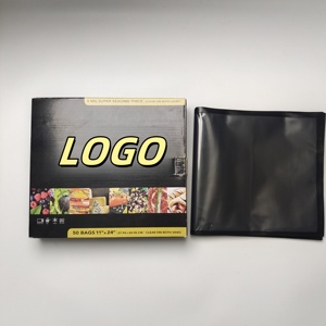 Bolsa de Plástico Transparente Negra Gruesa de 5 y 6 Mil, con Sellado Superior, <span class=keywords><strong>para</strong></span> Envasado <span class=keywords><strong>al</strong></span> Vacío de Alimentos, Compatible con <span class=keywords><strong>Foodsaver</strong></span> - Product Image 3