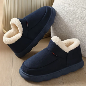 Stivali in Cotone da <span class=keywords><strong>Uomo</strong></span>, Scarpe Invernali da Casa con Suola Spessa in Camoscio, <span class=keywords><strong>Pantofole</strong></span> Unisex Morbide e Confortevoli per Donna - Product Image 5