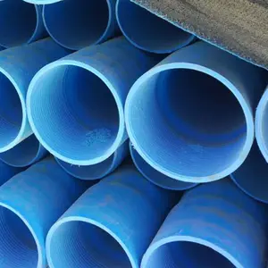 Plastic PVC Perforated Water Supply 500mm Hdpe Pipe with Round Hole Pvc Squeeze Plastic Tube