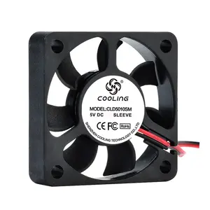 5mm 5V 12V DC Brushless Fan 50x50x1 0mm 5010 Axial Fan