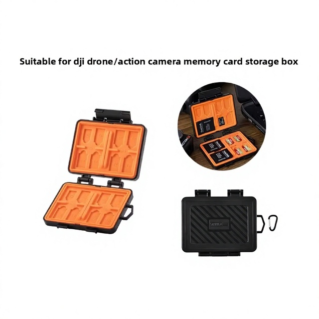 Custom Logo/Packing Available:Waterproof Memory Card Case Hard Holder Organizer Box Protective Storage Bag for Micro SD TF SD
