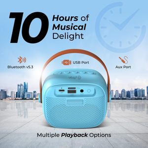 Altoparlante Karaoke Portatile per Bambini con 2 Microfoni, RGB, Modificatore di Voce e Bluetooth - Product Image 4