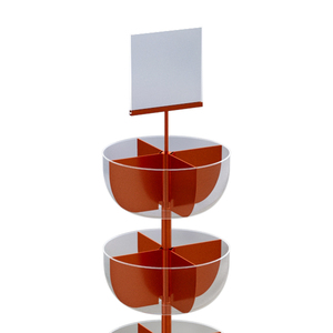 Bán Lẻ Đồ Ăn Nhẹ Cửa Hàng Riêng Logo Bát Thiết Kế Tầng Đứng Tự Phục Vụ Vàng Jelly Kẹo Hiển Thị Giá Tròn Để Bán - Product Image 6