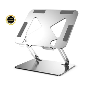 Ergonomischer Hochwertiger Laptop-Ständer mit Verstellbarer Höhe Tragbarer Aufsteller für Laptops bis zu 17 Zoll Kohlenstoffstahl Smarto Marke - Product Image 3