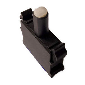 لحظة شفافة عالية رئيس شقة كبيرة 22 مللي متر مفتاح بـزر دفع بلاستيكي مع مصباح - Product Image 6