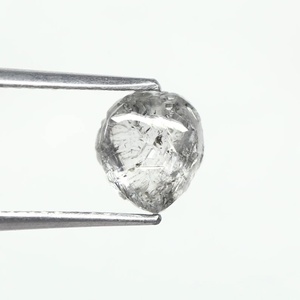 Oferta Especial: Diamante Natural en Bruto, Sin Cortar, Tipo Sal y Pimienta, de 1.77 Ct., 7.35 x 6.45 x 4.15 MM, para Joyería de Boda - Product Image 4
