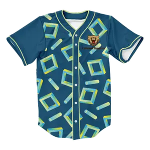 2024 Fashion berpori kustom bisbol & Softball Jersey