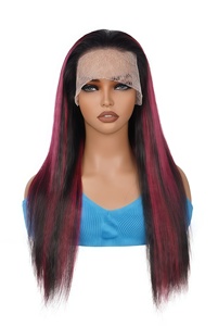 Peluca <span class=keywords><strong>de</strong></span> <span class=keywords><strong>Cabello</strong></span> Remy Vietnamita Transparente HD para Encaje Frontal 13x4, Densidad 180%, Sin Pegamento, Larga - Product Image 4