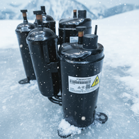 Compresseur de réfrigération rotatif pour climatisation KTM240D57UKP R32 R410A 10-50kw, puissance d'entrée, origine Chine, garantie 1 an, 20kg