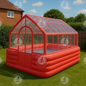 Tente d'air transparente de <span class=keywords><strong>piscine</strong></span> de serre gonflable pour le dôme de mariage de véranda d'enfants de natation et d'auvent d'extérieur - Product Image 6