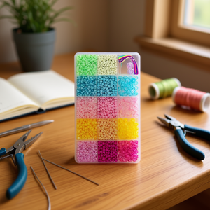 Set di perline Ilan 18x10 cm colorate assortite per la creazione di gioielli - Product Image 3