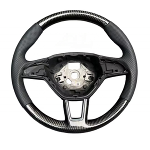 Volant de voiture en fibre de carbone et Alcantara avec LED pour Skoda Karoq <span class=keywords><strong>Octavia</strong></span> Mk3 <span class=keywords><strong>Vrs</strong></span> 2 3 Mk4 <span class=keywords><strong>Vrs</strong></span> Superb Kodiaq rs Rapid yeti <span class=keywords><strong>2020</strong></span> - Product Image 5