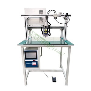 Machine de soudage par points pour batteries cylindriques AC 18650 26650 32650 / Soudeuse manuelle par points pour électrodes de batteries lithium-ion - Product Image 1