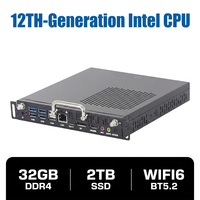 Module OPS INYUDA M12U M13U sans ventilateur, processeur Intel Core I5 I7 de 12e/13e génération, ordinateur industriel pour tableau blanc interactif