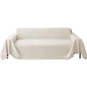 Boyaa Chenille <b>Sofa</b> <b>Cover</b> 180 x 300cm Waterproof Solid White Full Coverage Living Room Modular <b>Sofa</b> Slipcover - Product Image 5