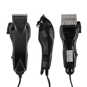 Enchufe profesional <span class=keywords><strong>con</strong></span> cortadora de pelo de <span class=keywords><strong>cable</strong></span> para hombres adultos fuerte potencia Acero inoxidable empuje cizalla uso doméstico - Product Image 1