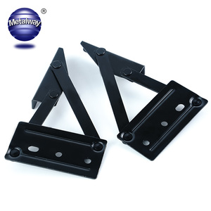 Bản Lề Nội Thất Bằng Kim Loại, Bản Lề Gấp Cho Giường Sofa, Giường Sofa, Phần Cứng Điều Chỉnh Được, Màu Đen - Product Image 2