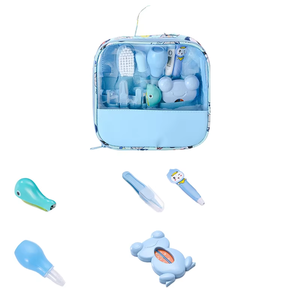 Kit de artículos de tocador multifunción para niños recién nacidos, 13 Uds., rosa y azul, productos para el cuidado del bebé - Product Image 1