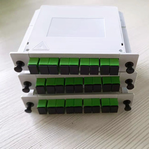 Divisor de Fibra Óptica PLC Tipo Cassette FTTH SC/FC/LC UPC APC LGX 1X2 1X4 1x8 1X16 1X32 1X64 - Product Image 5