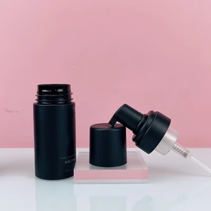 Matte Black Foam <b>Bottle</b> Matte Surface Stock 100ml 150ml 200ml Pet Face Cleanser Liquid Foaming Mousse <b>Pump</b> <b>Bottle</b> - Product Image 2