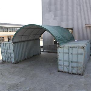 Abri de stockage et tente de conteneur à <span class=keywords><strong>d</strong></span>ôme simple à prix abordable, abri de conteneur portable, auvent de toit de conteneur 40 pieds - Product Image 6