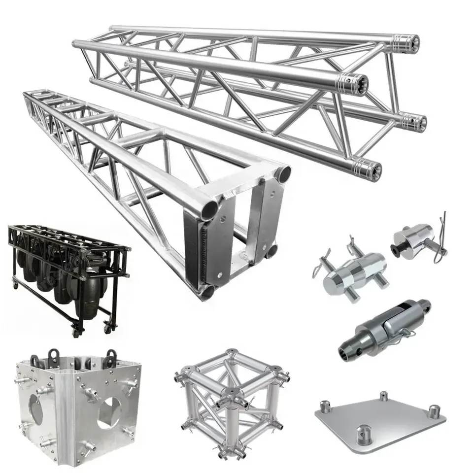 Event Stage Portable Truss System for Sale Aluminum Frame Bolt Truss Display Aluminum Alloy Concert Lighting Truss Lift Tower