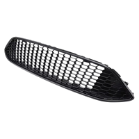 Grille de Spoiler Central Inférieur de Pare-chocs Avant pour Ford Focus MK3 2015-2018, Pièces Auto OEM, Style Barre Horizontale / Maille Nid d'Abeille