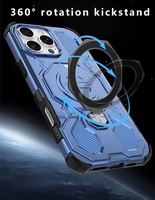 Pour iPhone 17 Air 17pro 17promax 16 15 14 Coque Robuste Armure MagFit Protection de Qualité Militaire avec Béquille Rotation à 360 °