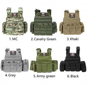 Gilet tactique multifonctionnel d'extérieur 6094, uniforme de combat combiné, sport, CS, porte-plaque Molle, gilet tactique - Product Image 4
