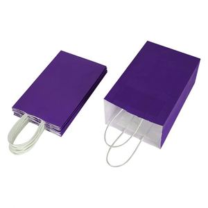 Small Kraft Bags with Handles Paper Birthday <b>Wedding</b> Party Grocery Retail Shopping Business Craft Gift Shopping Paper Bag - Product Image 2