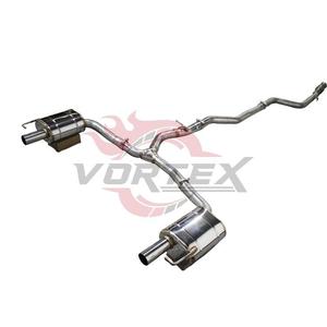 Vortex Stainless Steel Valved Catback <b>Exhaust</b> Fit Benz C43 AMG W206 2.0T Sport Sedan Muffler Dual Polished Direct Fit Tail Tips - Product Image 3