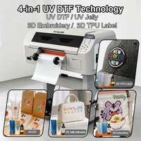Imprimante UV DTF FGOLOR UV300MAX haute vitesse 6 couleurs pour transfert numérique sur t-shirts, casquettes, sacs, coques de téléphone, tasses