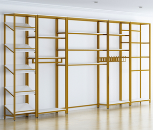 Présentoir de literie fait maison, couleur or, 1 pièce, magasin de meubles, écharpe et drap de lit, support de rangement pour housse de couette et oreiller - Product Image 4