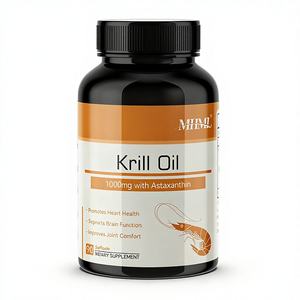 Huile de krill naturelle de haute qualité, <span class=keywords><strong>capsules</strong></span> molles, oméga <span class=keywords><strong>3</strong></span> EPA <span class=keywords><strong>DHA</strong></span>, complément antioxydant, <span class=keywords><strong>90</strong></span> <span class=keywords><strong>capsules</strong></span> molles pour adultes - Product Image 4