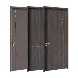 Bedroom soundproof flat door high-grade multi-layer solid wood door carbon crystal zero paint ecological door