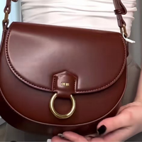 Sac bandoulière en PU à rabat, style classique, fermeture à bouton, nouvelle collection été 2026 JW PEI pour le dropshipping